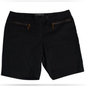 Michael Kors black bermuda shorts, sz 8 w/pockets